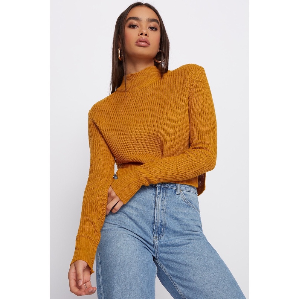 Mustard woolen Tshirt